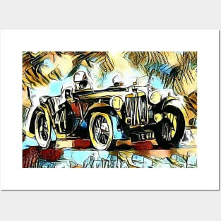 La voiture - Very old car Posters and Art